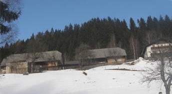 Hof im Winter